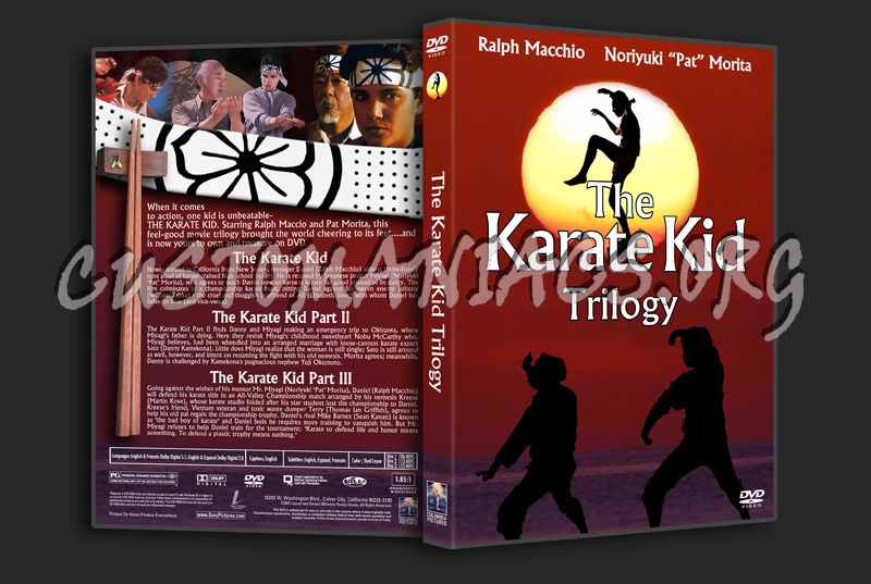 The Karate Kid Trilogy dvd cover