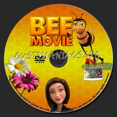 Bee Movie dvd label