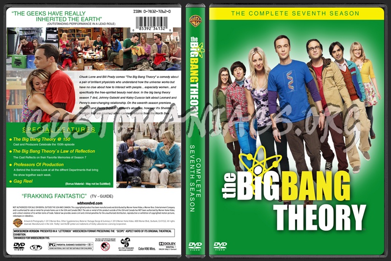 The Big Bang Theory Season Seven dvd cover