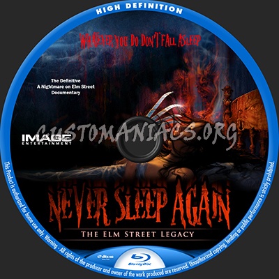 Never Sleep Again: The Elm street legacy blu-ray label