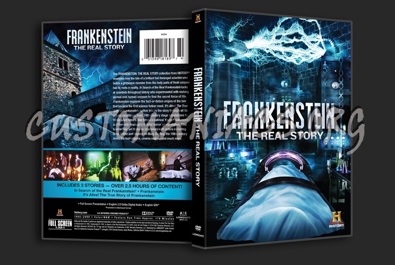 Frankenstein The Real Story dvd cover