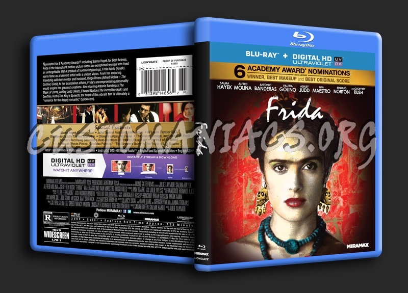 Frida blu-ray cover