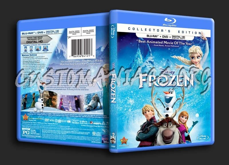 Frozen blu-ray cover