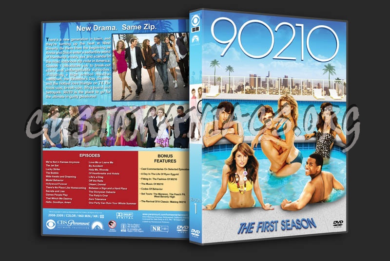90210 - Seasons 1-5 Spanning Spine dvd cover