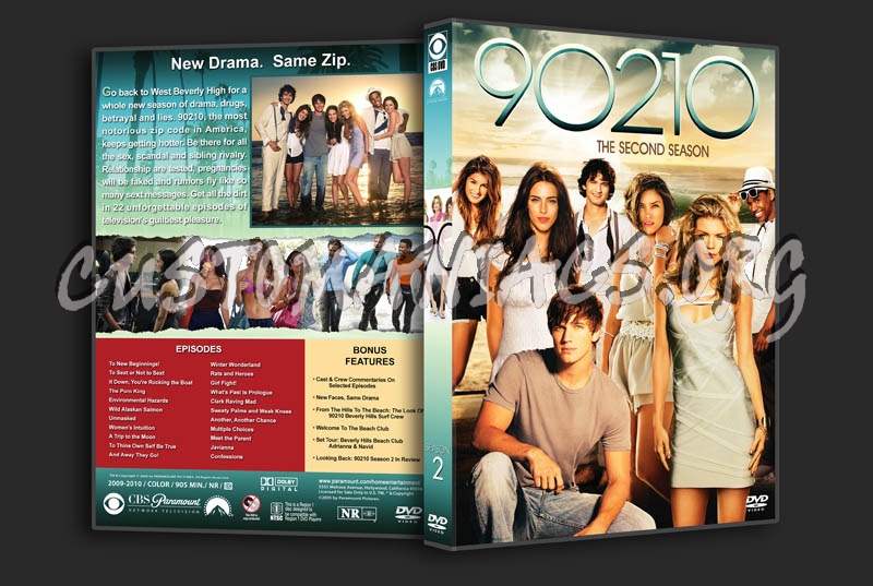 90210 - Seasons 1-5 Spanning Spine dvd cover