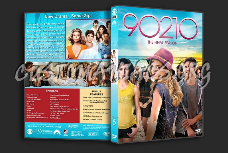 90210 - Seasons 1-5 Spanning Spine dvd cover