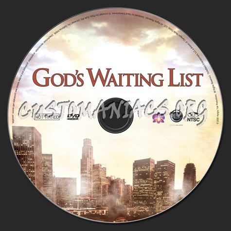 God's Waiting List dvd label