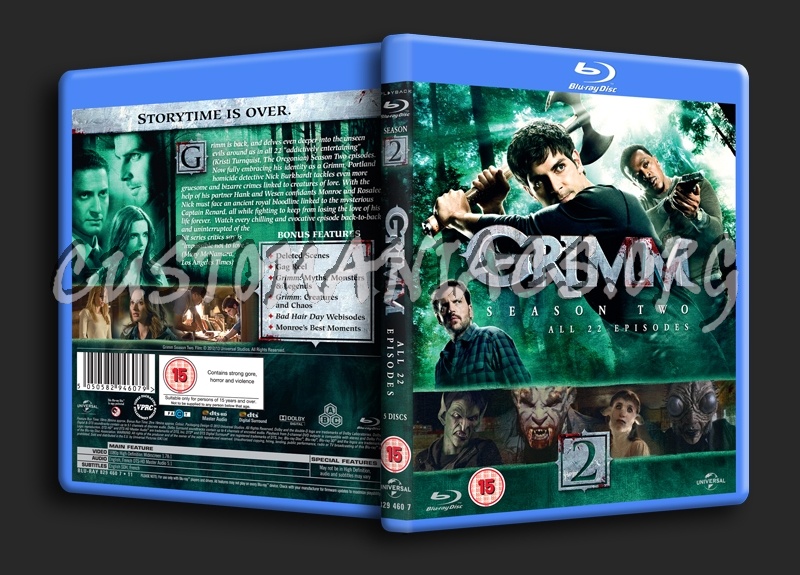 Grimm Season 2 blu-ray cover