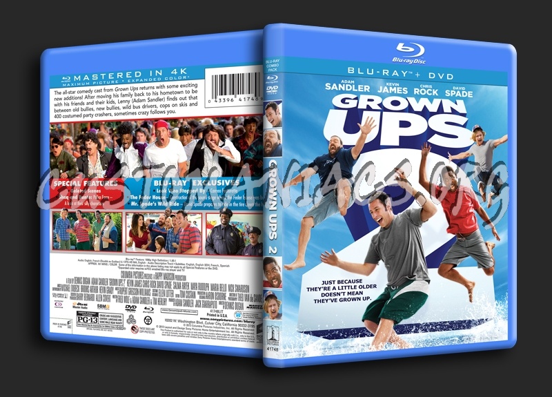 Grown Ups 2 blu-ray cover