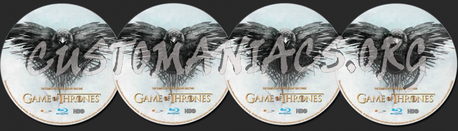 Game Of Thrones Season 4 blu-ray label