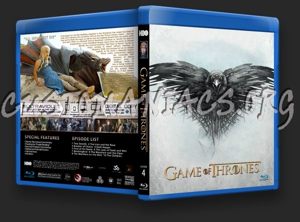 Game Of Thrones Season 4 blu-ray cover