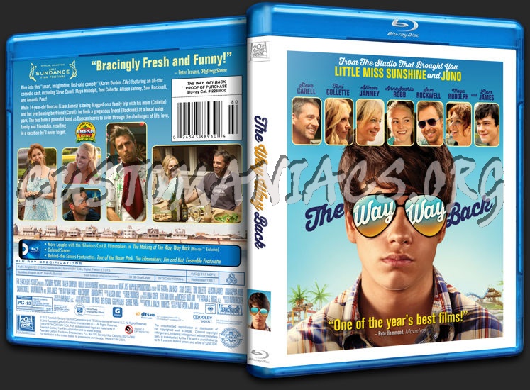 The Way Way Back blu-ray cover