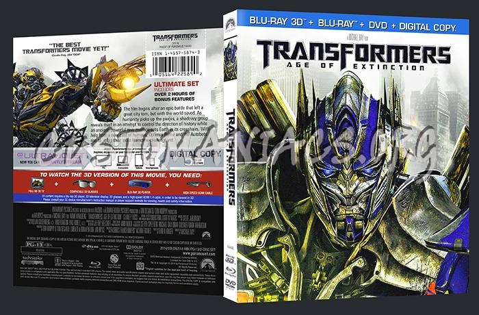 Transformers: Age of Extinction blu-ray cover