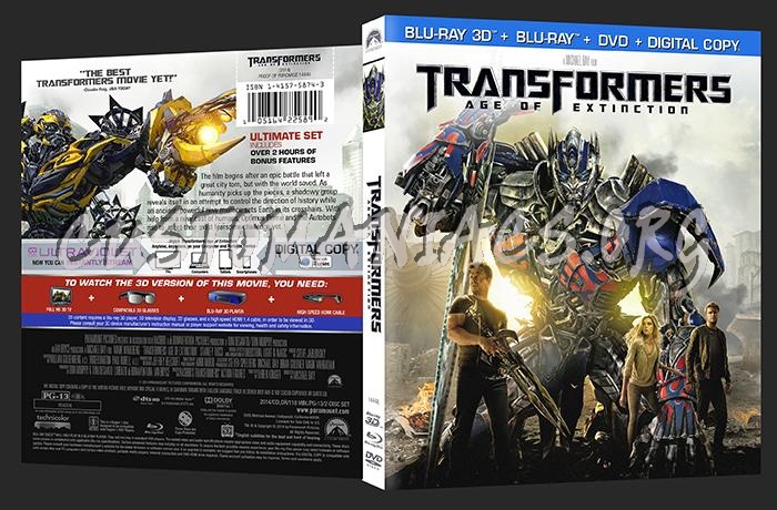 Transformers: Age of Extinction blu-ray cover