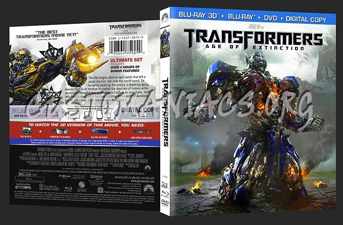 Transformers: Age of Extinction blu-ray cover