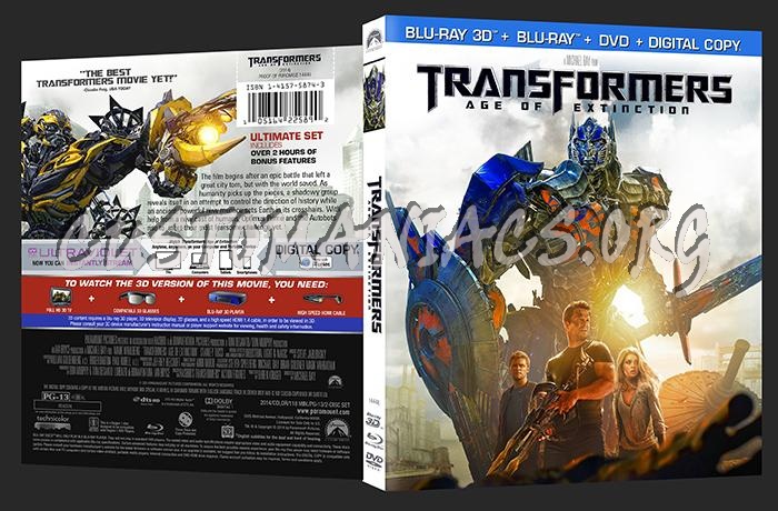 Transformers: Age of Extinction blu-ray cover