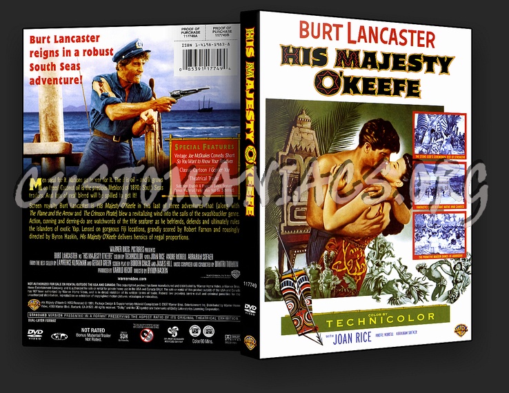 His Majesty O'Keefe dvd cover