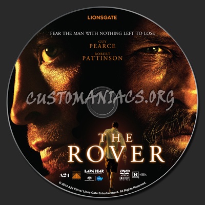 The Rover (2014) dvd label