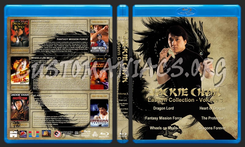 A Jackie Chan Eastern Collection - Volume 3 blu-ray cover