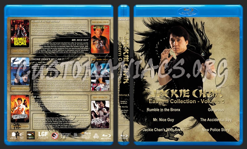 A Jackie Chan Eastern Collection - Volume 5 blu-ray cover