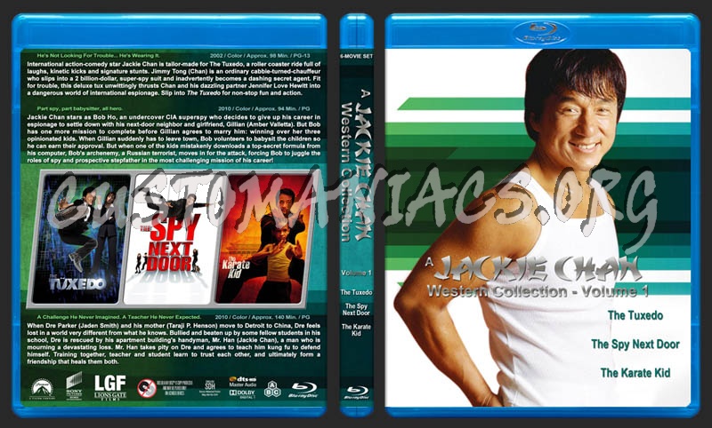 A Jackie Chan Western Collection - Volume 1 blu-ray cover