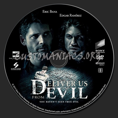 Deliver Us From Evil dvd label