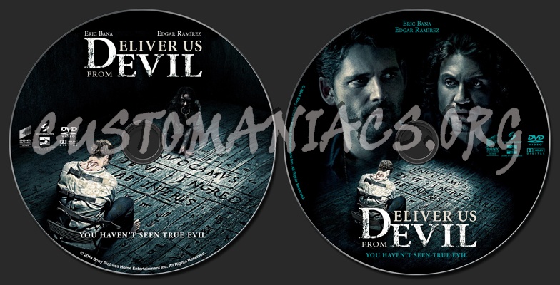 Deliver Us From Evil (2014) dvd label