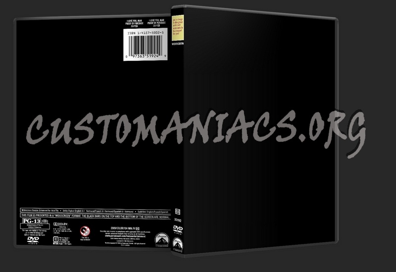 Paramount DVD Template dvd label