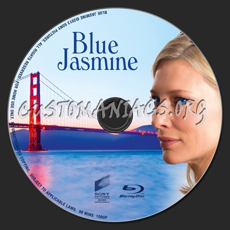Blue Jasmine blu-ray label