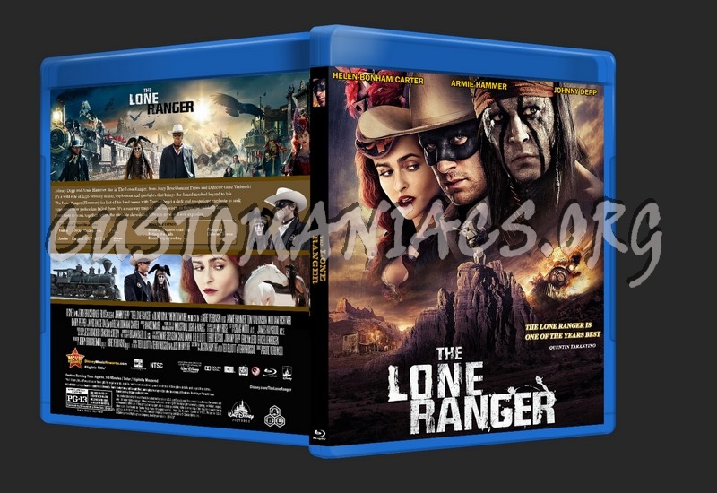 The Lone Ranger blu-ray cover