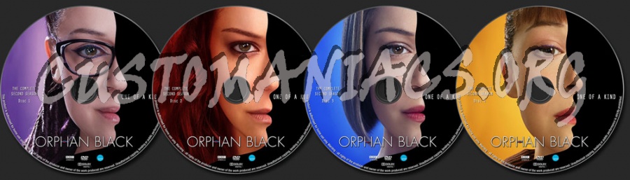 Orphan Black Season 2 dvd label