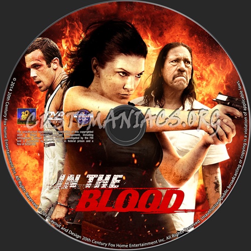In The Blood dvd label