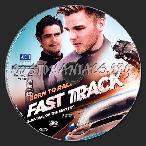 Born To Race Fast Track dvd label