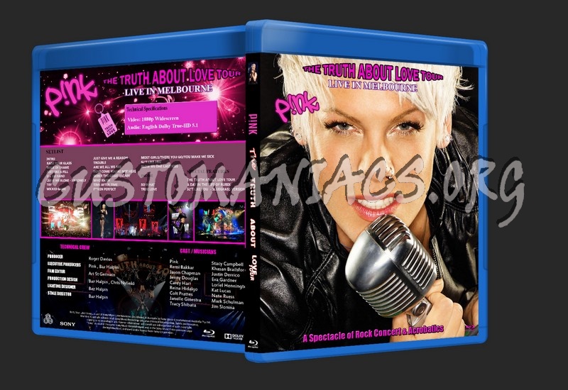 Pink: The Truth About Love Tour blu-ray cover