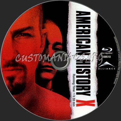 American History X blu-ray label