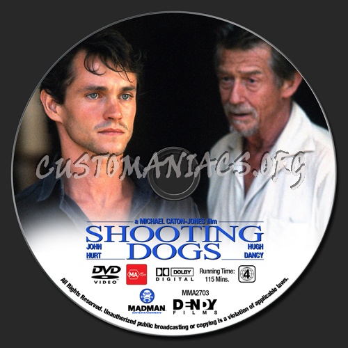 Shooting Dogs dvd label