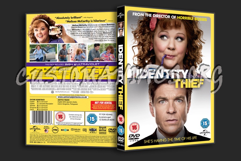 Identity Thief dvd cover