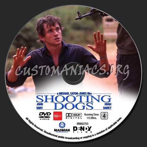 Shooting Dogs dvd label
