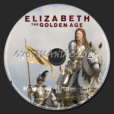 Elizabeth - The Golden Age dvd label