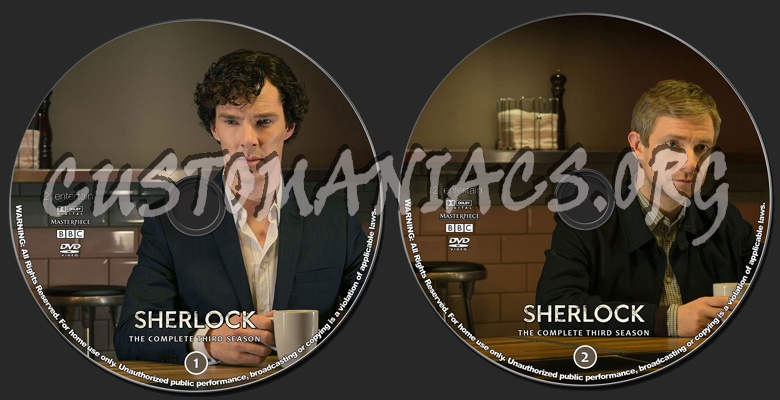 Sherlock - Season 3 dvd label