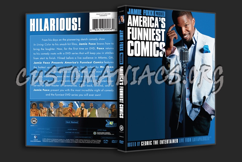 Jamie Foxx Presents America's Funniest Comics Volume 1 dvd cover