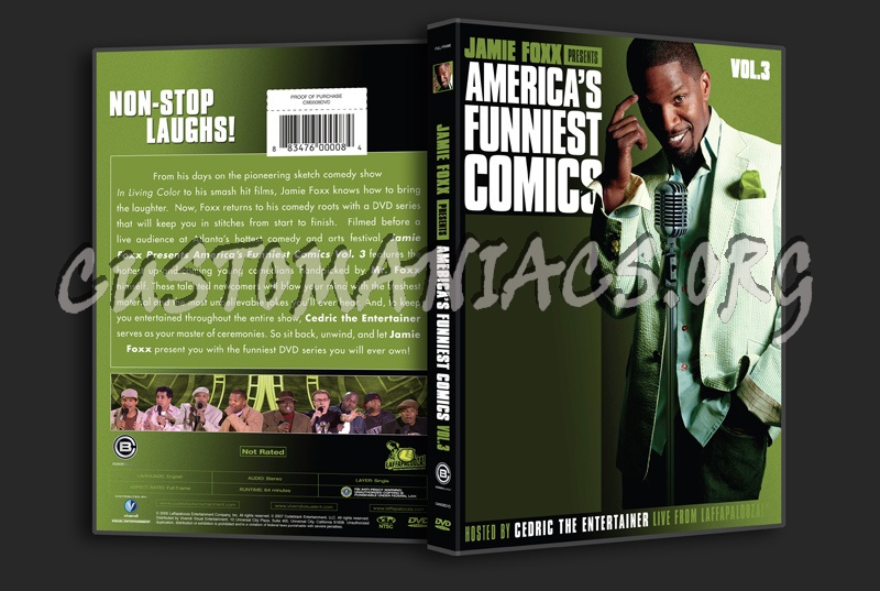 Jamie Foxx Presents America's Funniest Comics Volume 3 dvd cover