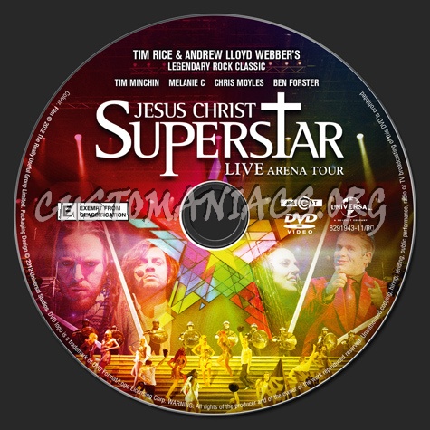 Jesus Christ Superstar Live Arena Tour dvd label