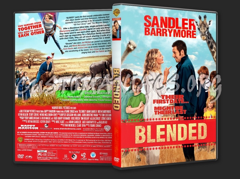 Blended (2014) dvd cover