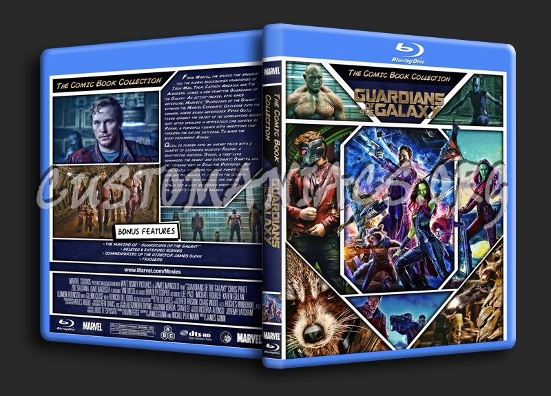 Guardians of The Galaxy blu-ray cover