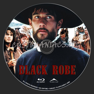 Black Robe blu-ray label