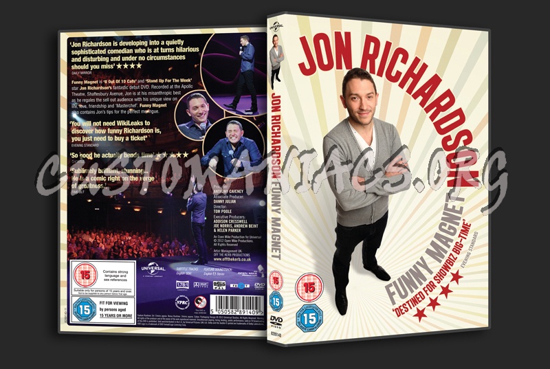 Jon Richardson Funny Magnet dvd cover - DVD Covers & Labels by  Customaniacs, id: 210995 free download highres dvd cover