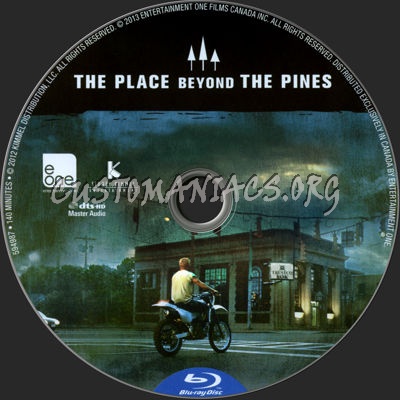 The Place Beyond the Pines blu-ray label