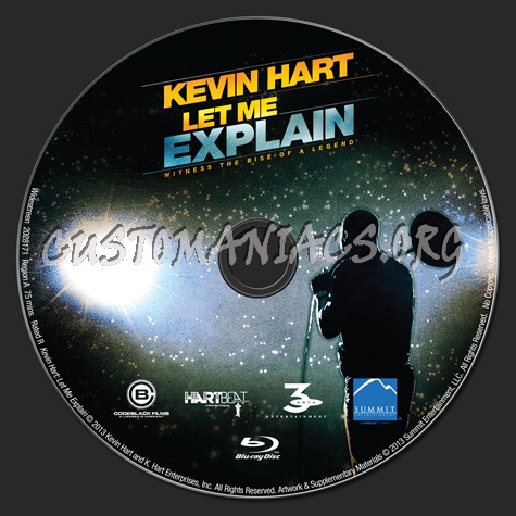 Kevin Hart Let Me Explain blu-ray label