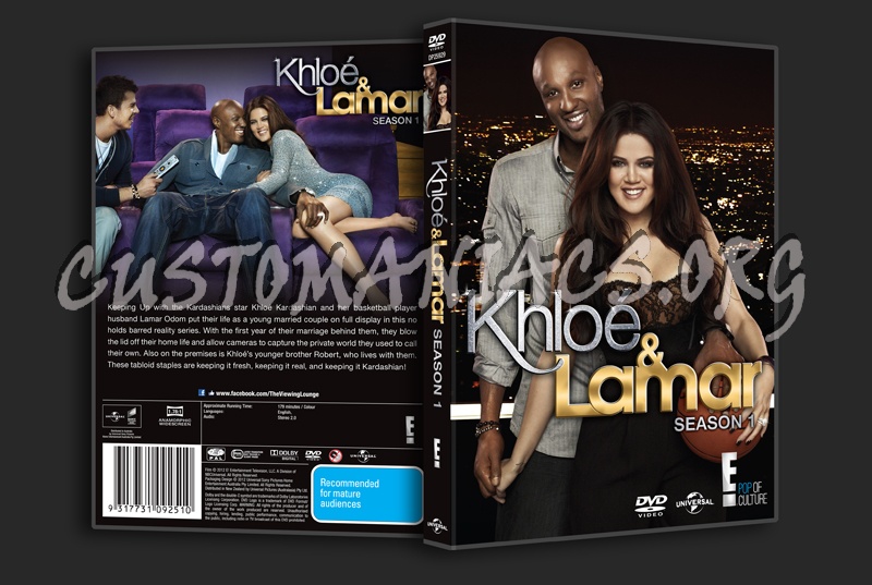Khloe & Lamar Season 1 dvd cover